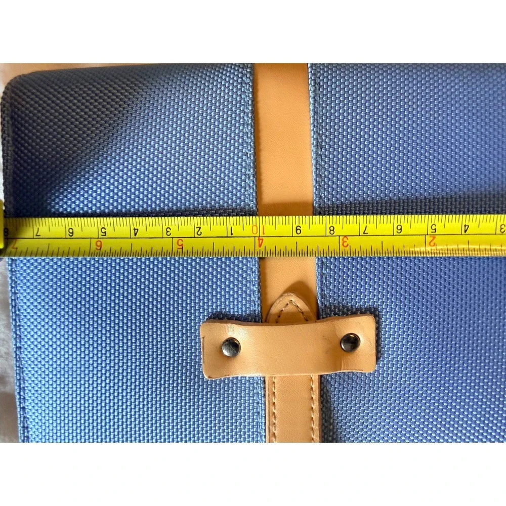 Franklin Covey Blue Ballistic Nylon 6-Ring Personal Organizer Planner 32527.577